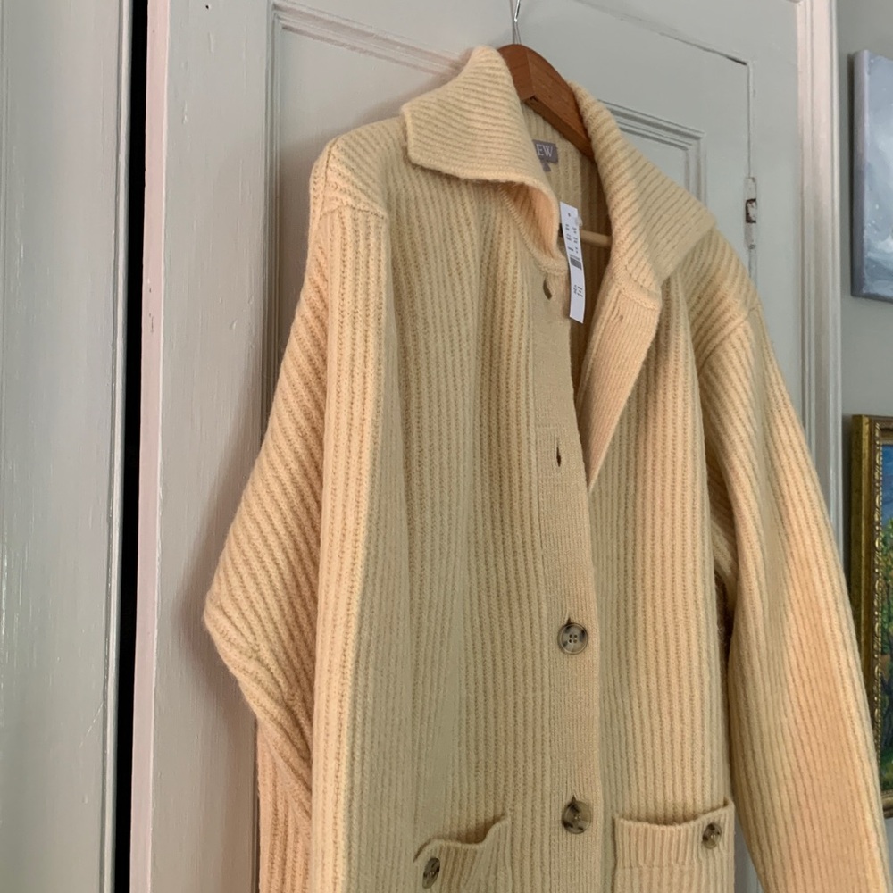 J. Crew Ribbed Button-Up Cardigan - Picture 4 of 5